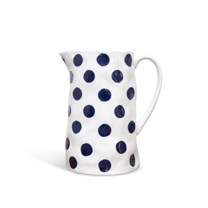 NEW Medium Jug - Navy spots